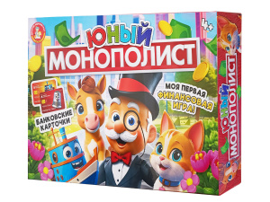 Игра настольная /Юный Монополист/