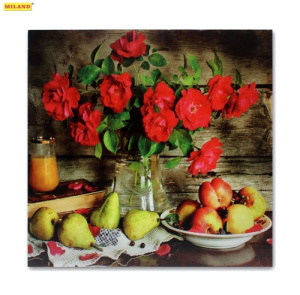 Картина на /стекле/ Натюрморт с фруктами (30х30) УД-3982