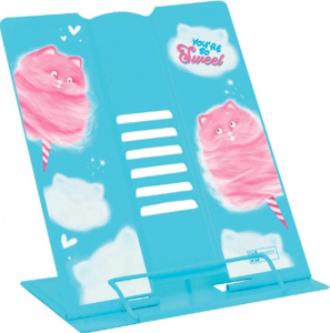 Подставка для книг и учебников арт.59887/ 20 КОТОВАТЫ (21х26х16.5 см, окрашенный чёрный металл, коли