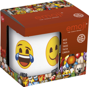 Кружка керамическая в подарочной упаковке (325 мл). Эмодзи Lol