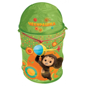 Корзина для игрушек Чебурашка 43*60см ИГРАЕМ ВМЕСТЕ в кор.24шт
