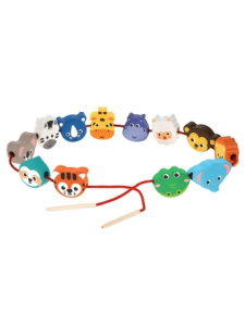 Шнуровка-фигурки /Зоопарк/: 12 дет.