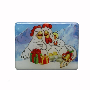 н.г.символ года петух магнит 6,8х0,3х6см