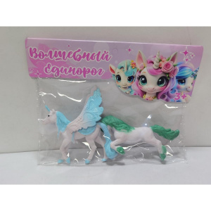 Пластизоль единороги 2 шт. в пак. Рассказы о животных в кор.2*144наб