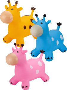 Игрушка-прыгун /Животные/ (3 цвета микс, 1300г, в пакете) ( Арт. И-2039)