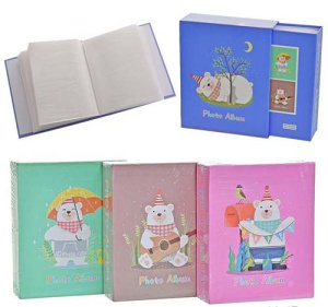 Фотоальбом  на 40 фото 10х15 в ассортименте Забавные мишки АФ-2692
