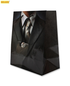 Пакет подарочный Пиджак и галстук (M) ПП-6777