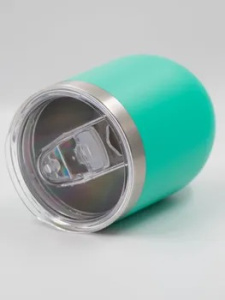 Чашка-термос  из нержавеющей стали. Мятная 0.4л