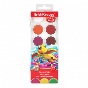 Краски акварельные ArtBerry® с УФ защитой яркости 12 цветов