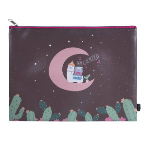 Папка 1 отд. А4 ALPACA STORY 330х260 мм молния ПВХ