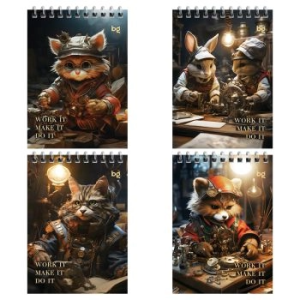 Блокнот А6 40л. на гребне BG /Стимпанк/ Б6гр40 58723