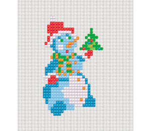 Набор для вышивания бисером для малышей Снеговик НШ-7321//Ростов н/Д.: Проф-пресс