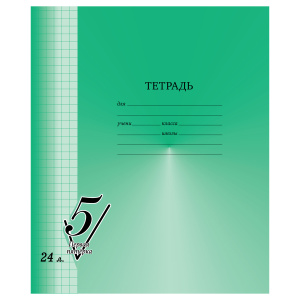 Тетрадь 24л., клетка BG /Первая пятерка/ Т5ск24 12305