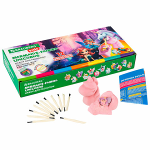 Набор для раскопок /Русалки, феи, единороги/, 12 видов, карточки, инструменты, BRAUBERG KIDS, 665130