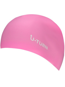 Шапочка для плавания Silicone розовая (арт. ШПЛ-6074)