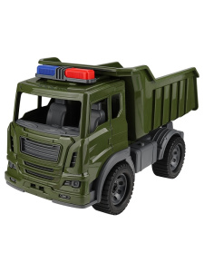 Машинка Самосвал /Мирослав/ Военный с мигалками 41 см  (арт. И-0996)