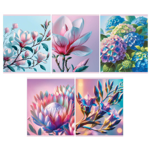 Тетрадь 48л., А5, линия BG /Цветение/, суперэконом Т5ск48 63527