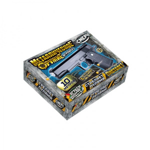 Пистолет пневматический металл, кор.20*14,5*4,5см ИГРАЕМ ВМЕСТЕ