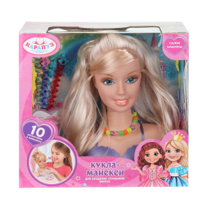 Кукла-манекен 21 см, 10 акс, кор КАРАПУЗ в кор.24шт