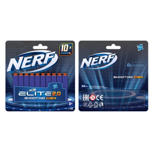 Пули мягкие для бластеров nerf 10шт. блист.17*16*3,5см - в кор.4*180наб