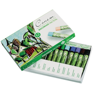 Пастель масляная /Сонет/, 12 цветов, картон. уп. 7041155 (10216170/270921/0288393, Китайская Народна