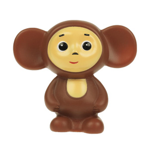 Игрушка пластизоль для ванны СОЮЗМУЛЬТФИЛЬМ Чебурашка в сетке. КАПИТОШКА в кор.288шт