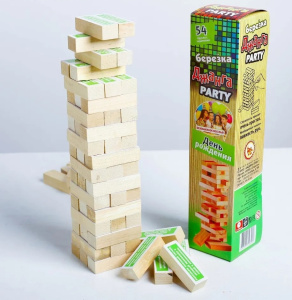 /ДЖАНГА БЕРЁЗКА PARTY. ДЕНЬ РОЖДЕНИЯ/ (1050 г, дерево-берёза)