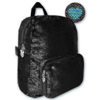 НОВИНКА!!! Рюкзак, размер 29x22x10 см, выполнен из ткани, расшитой глянцевыми двусторонними пайеткам