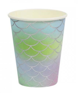 Бумажные стаканы с перламутровым эффектом Праздничные моменты,250 мл,6 шт, еврослот СП-5321