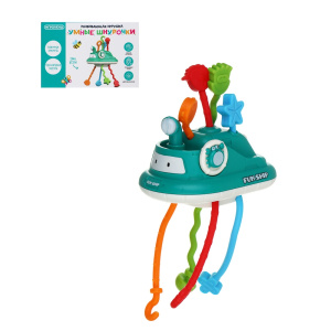 ИГРОЛЕНД Игрушка Развивающая /Умные шнурочки/, ABS, TPR, 11, 2 дизайна (10702070/280725/5259246, Кит