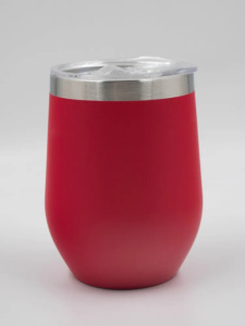 Чашка-термос  из нержавеющей стали. Красная 0.4л