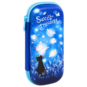 Пенал BRAUBERG, 1 отделение, 1 откидная планка, EVA, 22х10х5 см, /Sweet dreams/, 270703