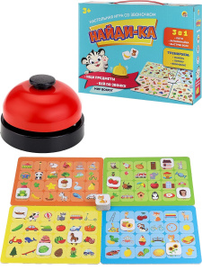 Настольная игра со звоночком НАЙДИ-КА /Мир вокруг/ (арт. ИН-9235)