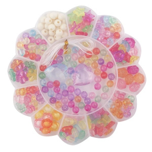 Набор бусин для творчества № 5, ПВХ-упаковка