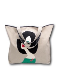 5035 Сумка пляжная  (айвори)