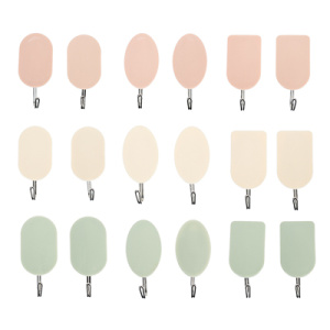 ВЕСЕЛЫЙ РОДЖЕР Крючки самоклеящиеся в пакете, 2 шт, 3 цвета, WF-312/2, (10702070/160221/0039952/7, К