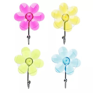 ВЕСЕЛЫЙ РОДЖЕР Крючок на присоске /Прозрачный/ цветной