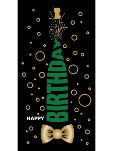 Конверт для денег /Happy Birthday/ (игристое) 1-05-0258