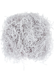 Бумажный наполнитель белый, 100г, ширина 2 мм НБ-2119