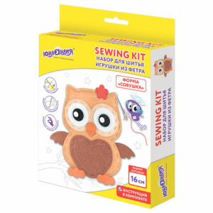 Набор для шитья игрушки из фетра /Совушка/, ЮНЛАНДИЯ, 664493