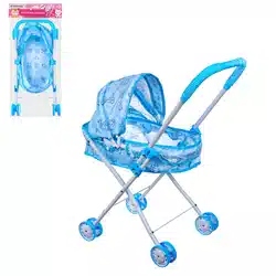 ИГРОЛЕНД Коляска люлька складная, ABS, сталь, полиэстер, 28х54х48см (10702070/250825/5294015, Китай)