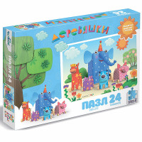 Деревяшки.Пазл.24Эл.Теплый денек. +магнит.04511