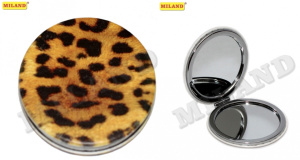 Компактное зеркало /Леопард/ (прозрачный пакетик) З-4564