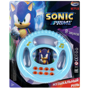 Руль музыкальный Sonic sonic, свет-звук, блист.21*24*4см ИГРАЕМ ВМЕСТЕ в кор.2*120шт