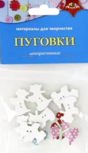 Материалы д/творчества ПУГОВКИ декоративные /Собачки/