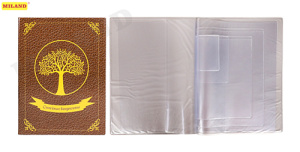 Семейная папка для документов А4 Дерево двойной вкладыш (ПВХ) ДД-3268