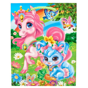 ПАКЕТ ПОДАРОЧНЫЙ 'ВЕСЕЛЫЙ ПРАЗДНИК' ПИТОМЦЫ. 18X23X9СМ, ГЛЯНЦЕВЫЙ В ПАК. УП-12ШТ в кор.12уп