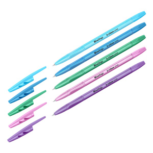 Ручка шариковая Berlingo /Tribase Pastel/, синяя, 0,7мм CBp_70942 (10702070/080724/3233769/1, Китайс