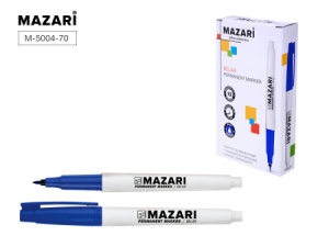 Маркер перманентный BELAR, СИНИЙ, пулевидный наконечник, ширина линии письма 1.5мм, картонная упаков