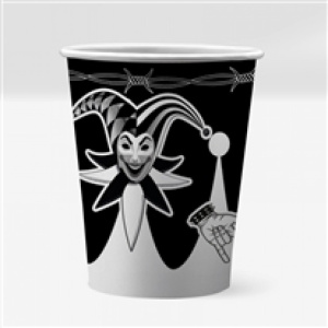 Набор бумажных стаканов Шут, 6 шт*250 мл